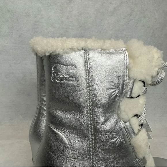 NWT Sorel x Disney Women's Joan of Arctic Frozen II Waterproof Wedge Boots Sz: 8 - Picture 13 of 16